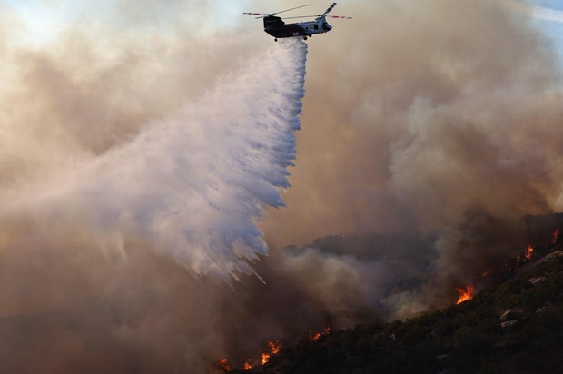 Franklin Fire Spreads Quickly 5 Miles North Of Downtown Malibu 