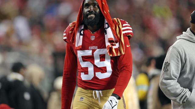 San Francisco 49ers LB De'Vondre Campbell 