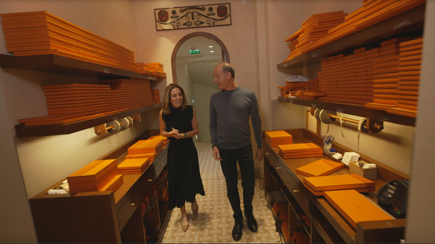 Sharyn Alfonsi and Pierre-Alexis Dumas