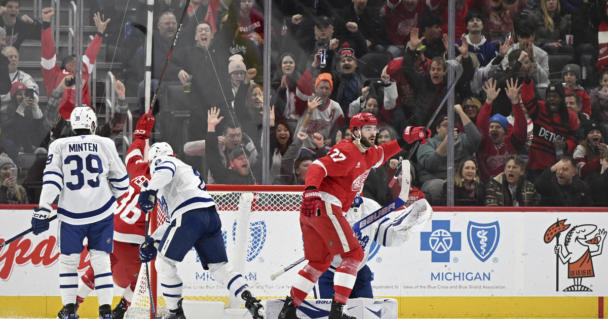 Jeff Petry scores his first two goals of the season as Red Wings defeated Maple Leafs 4-2