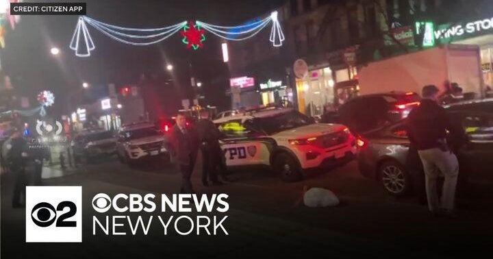 NYPD officer struck by driver fleeing traffic stop in Brooklyn - CBS ...