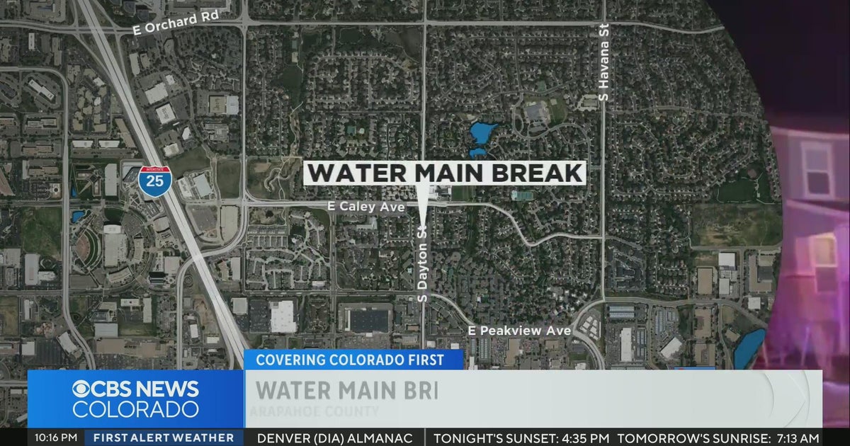 Water main breaks under Dayton Street in southern part of Denver metro ...