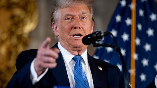 President-Elect Trump Speaks To The Press At Mar-A-Lago 