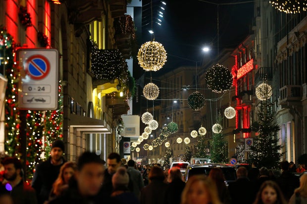 Italy Christmas Shopping