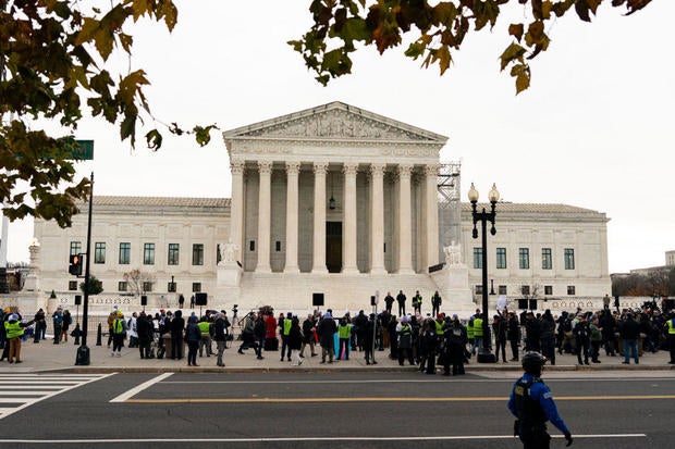 The Supreme Court in Washington, D.C., on Wednesday, Dec. 4, 2024. 