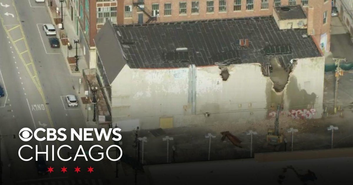 Crews tearing down building that once housed E2 nightclub - CBS Chicago