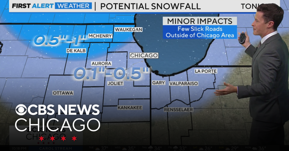 Minor impacts expected from snow coming early Wednesday in Chicago ...