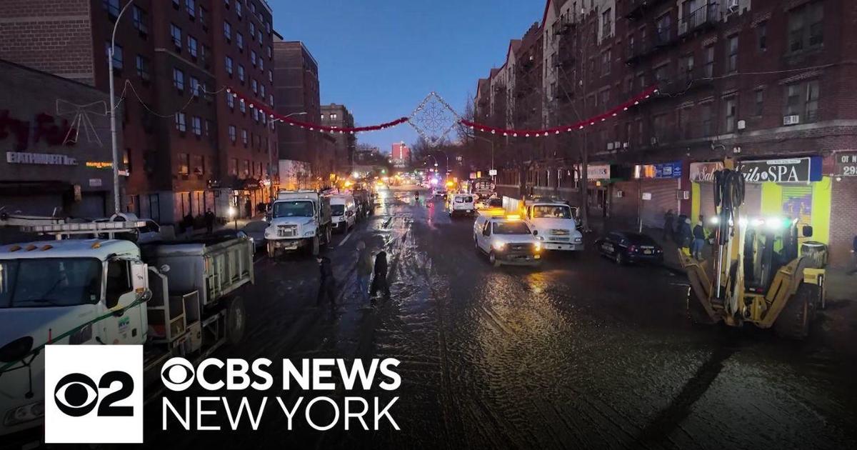 Bronx water main break leaves residents without gas and electricity