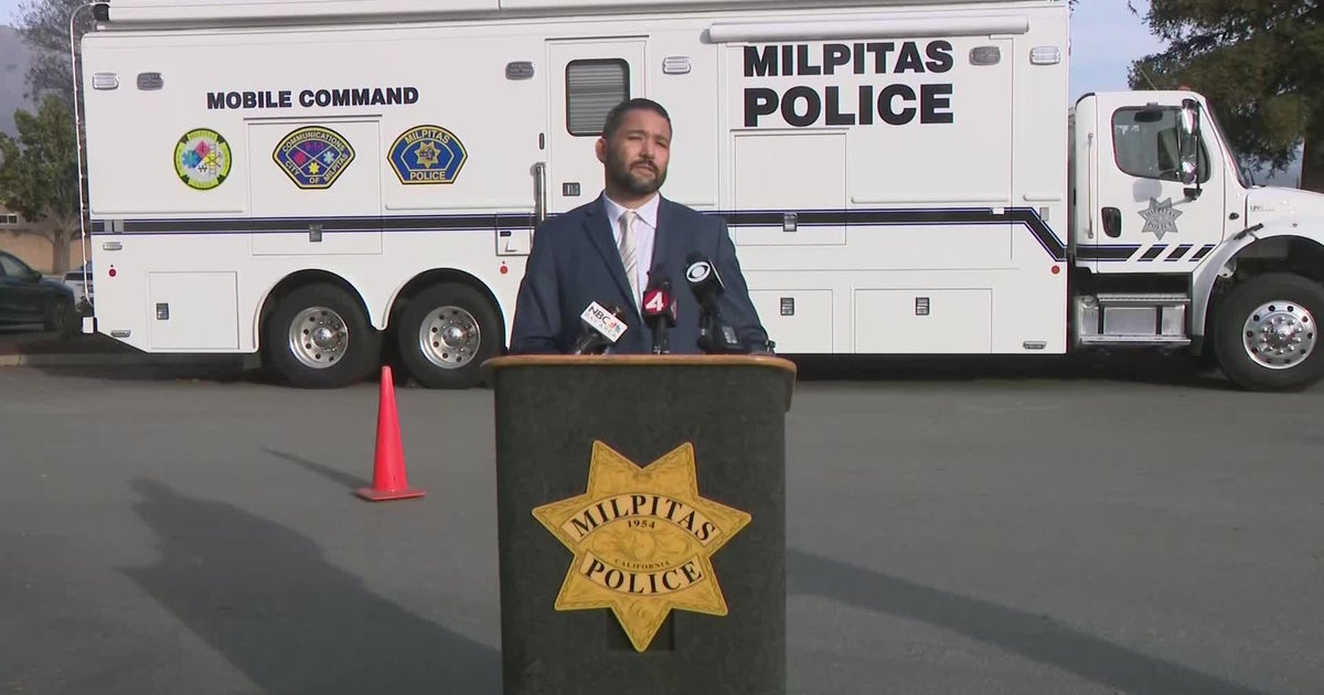 Watch: Milpitas police press conference on family found dead in apartment - CBS San Francisco