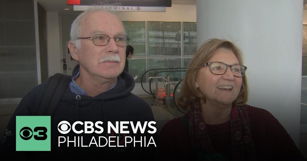 Travelers at Philadelphia International Airport are excited to see their loved ones this holiday season