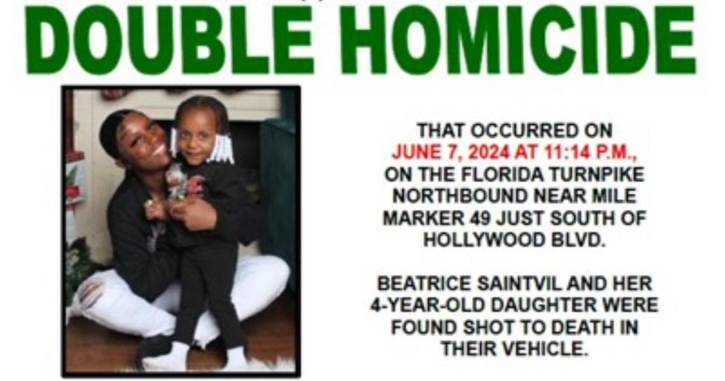 Arrests made in killing of woman, 4-year-old daughter on Florida Turnpike Arrests made in killing of woman, 4-year-old daughter on Florida Turnpike