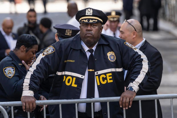 NYPD Chief of Department Jeffrey Maddrey seen around New 