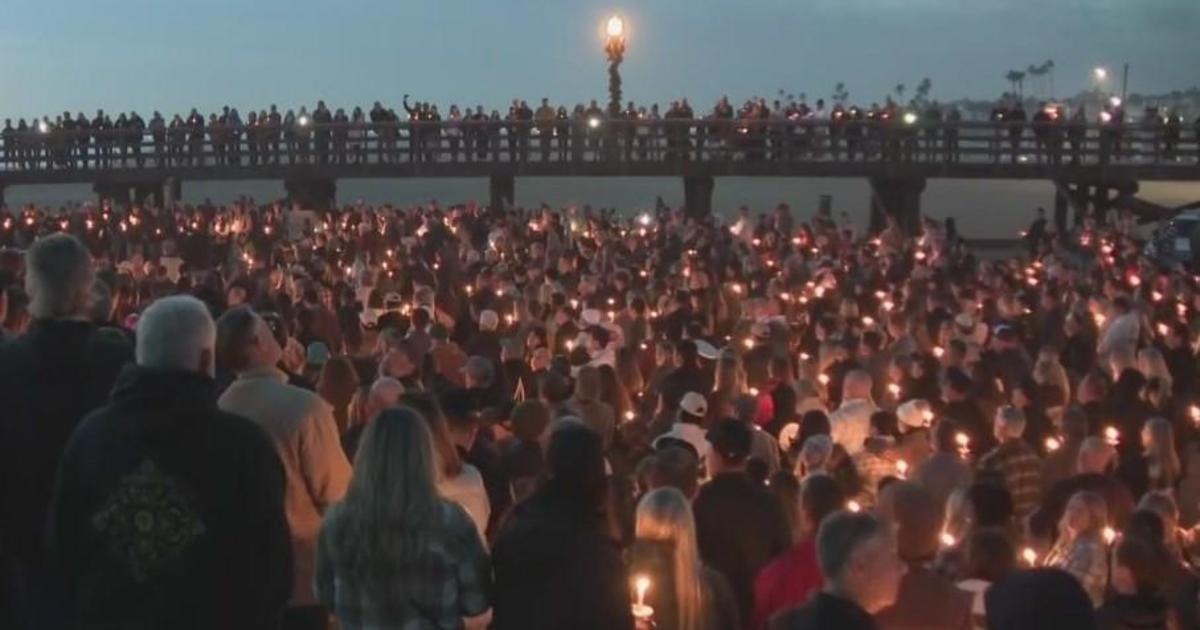 A vigil was held for Los Angeles Fire Department firefighter Connor Lees, weeks after he went missing at sea