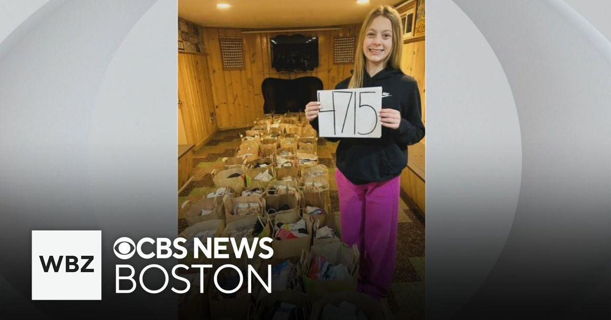 Milton teen donates thousands of pairs of socks for people experiencing homelessness