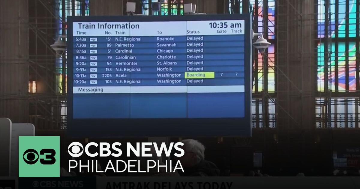 Broken cables cause Amtrak delays in Philadelphia