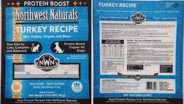 Recalled pet food