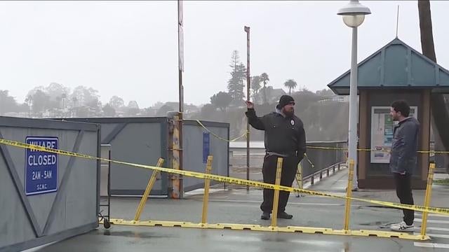 Santa Cruz Wharf closed 