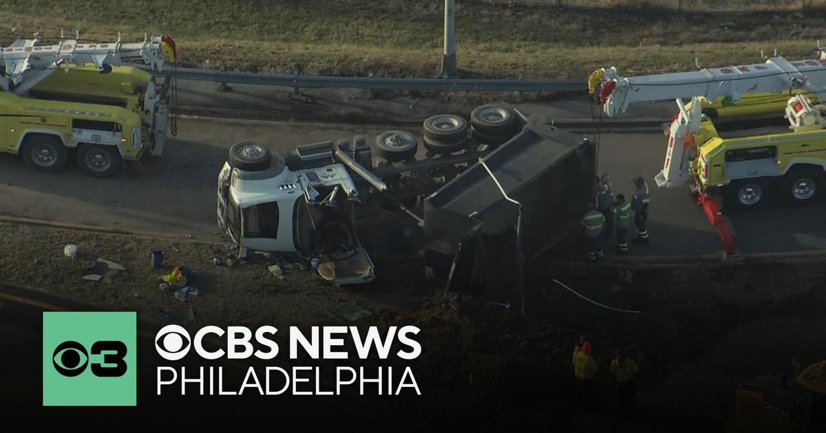 Driver in critical condition after truck rollover in New Castle, Delaware