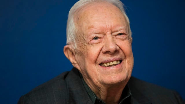 Jimmy Carter Signs Copies Of His New Book "Faith: A Journey For All" 