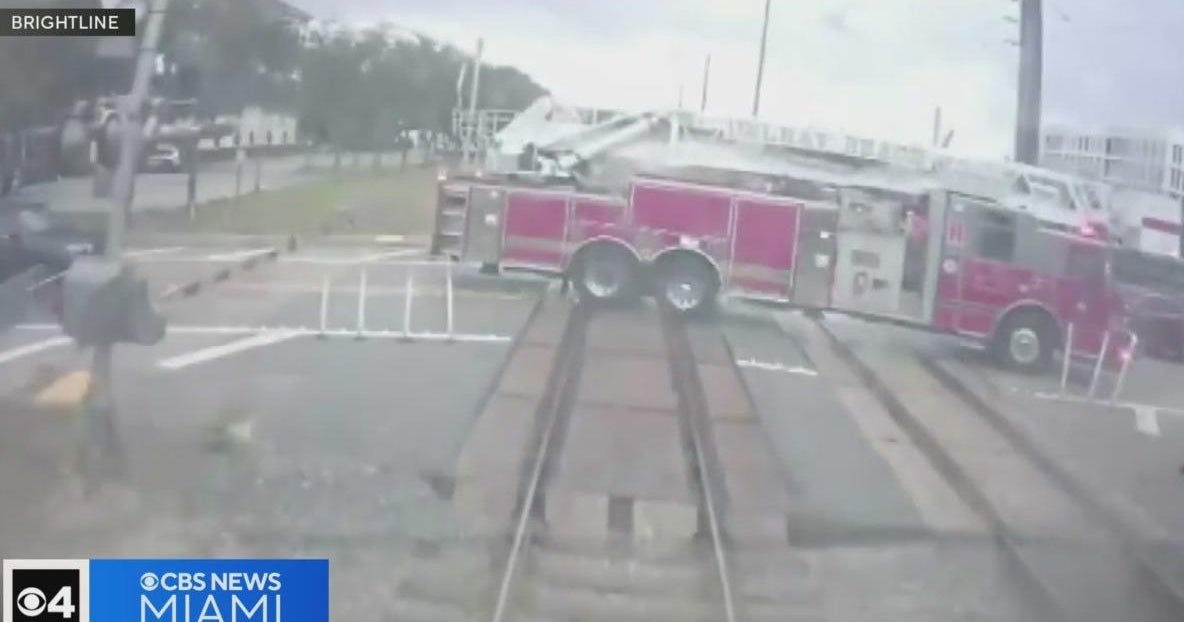 Witnesses says he saw fire truck go around gate before Brightline crash