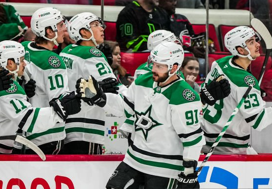 Tyler Seguin #91 of the Dallas Stars