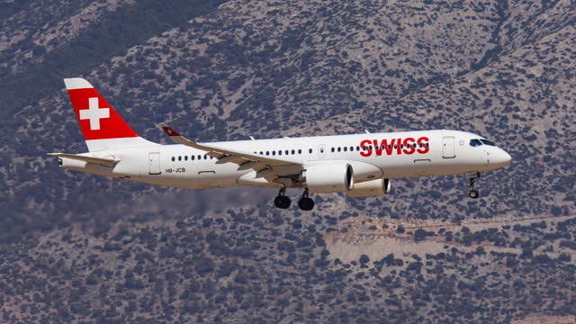 Swiss Bombardier A220-300 Aircraft 