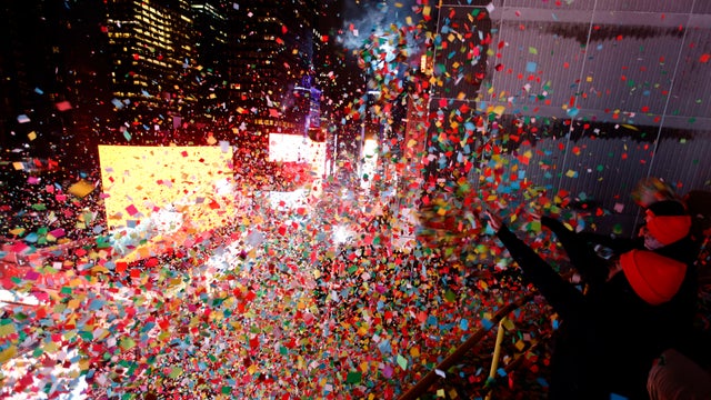 New Year's Eve in Times Square in New York City 