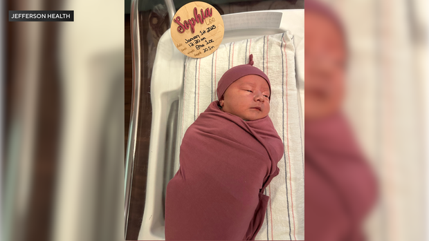 Sophia Lee Trosky, born at Jefferson Einstein on New Year's Day 