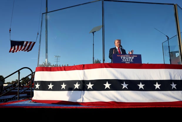 Donald Trump Holds A Campaign Event In Coachella, CA 