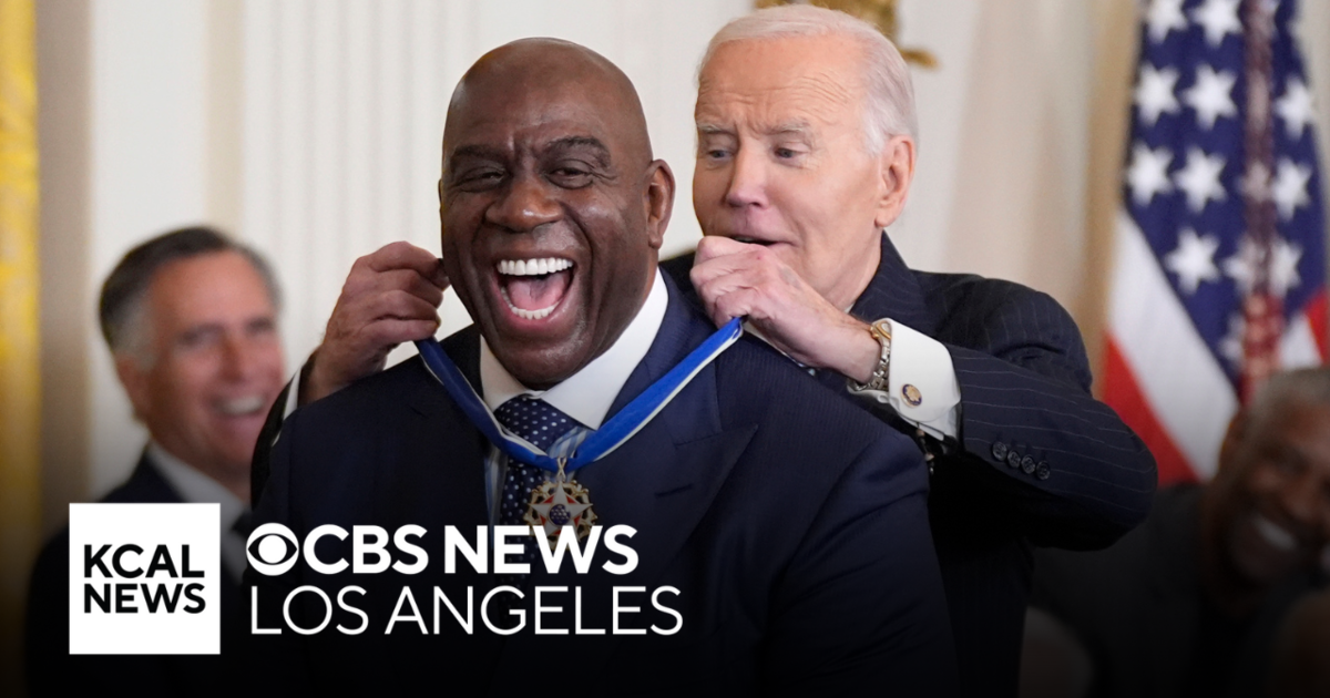 Magic Johnson among 19 to receive Presidential Medal of Freedom - CBS Los Angeles