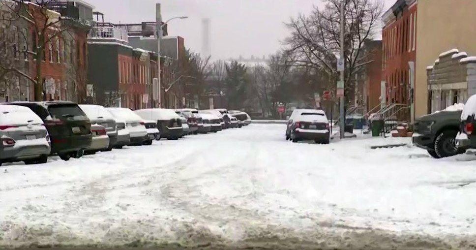Baltimore saw its biggest snowfall in 3 years. Here's how much snow