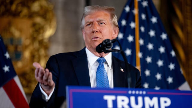 President-Elect Trump Speaks To The Press At Mar-A-Lago 