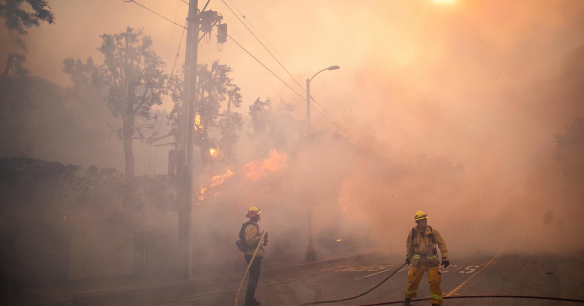 Map shows where air quality is being affected by Los Angeles wildfires