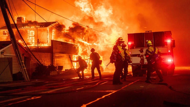 Los Angeles-Area Fires Erupt As Dangerous Wind Storm Begins 