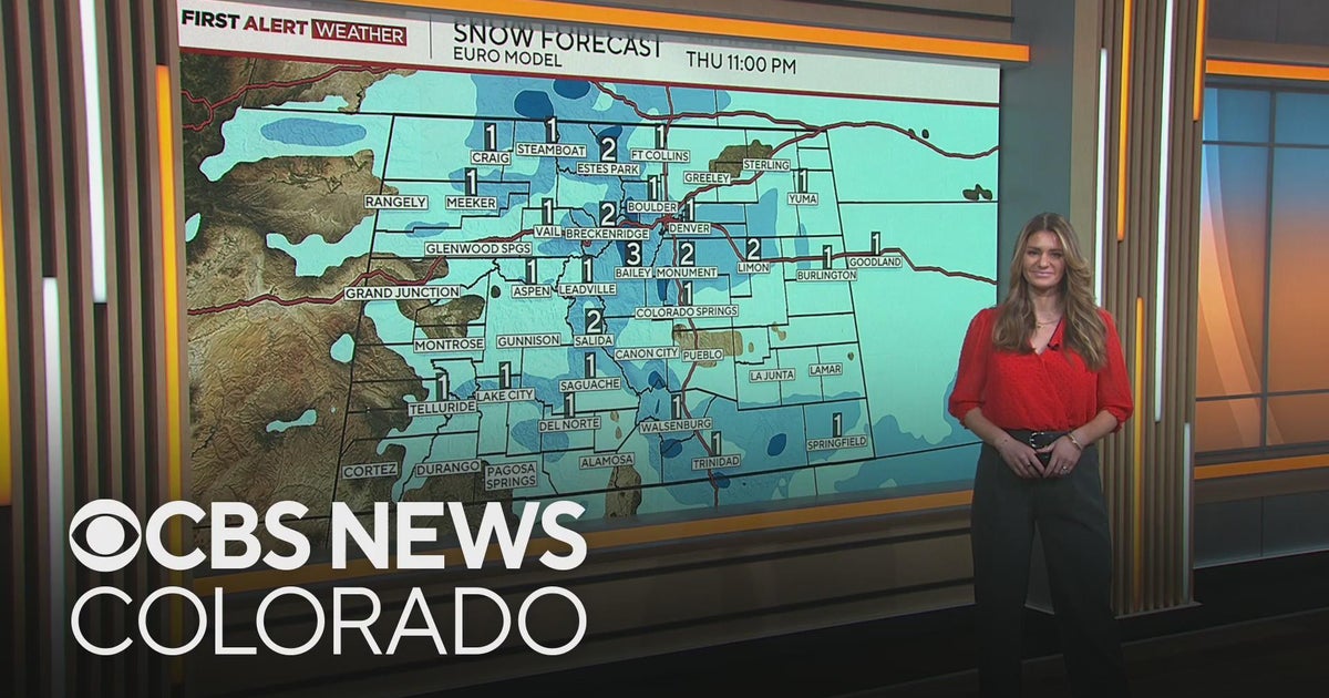 Cold across Colorado to start with more snow moving into the Denver ...