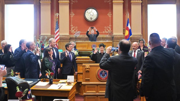First day of the 2025 legislative session at the Colorado State Capitol 