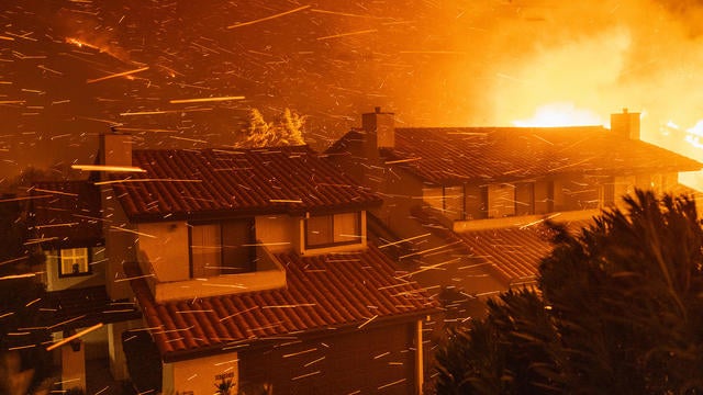 Powerful Winds Fuel Multiple Fires Across Los Angeles Area 