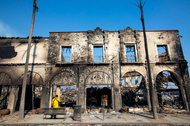 Los Angeles Fires Burn Out Of Control After Leaving Five Dead 