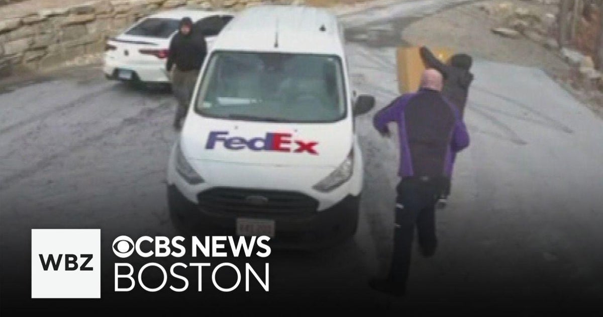 FedEx driver ambushed in Harvard, package stolen CBS Boston