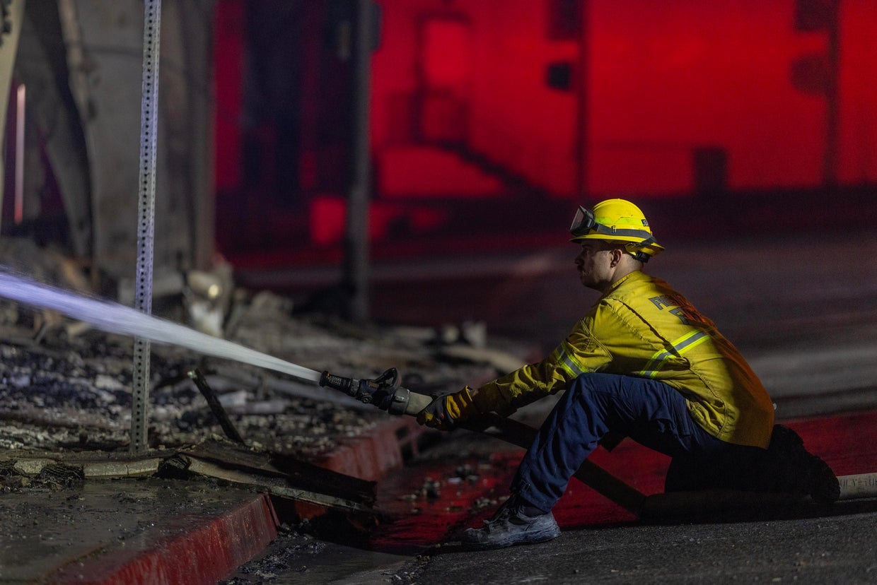 Fire crews in Los Angeles brace for more heavy winds; at least 24 ...