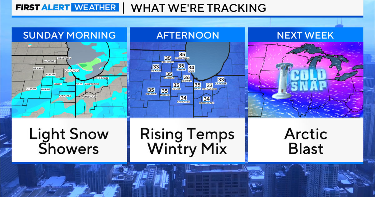 Light snow overnight in Chicago; freezer will arrive early next week