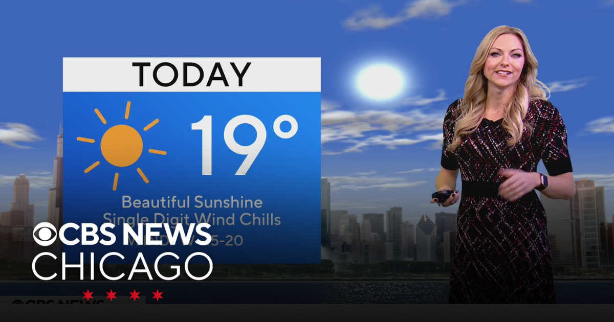 Sunny and cold day ahead - CBS Chicago