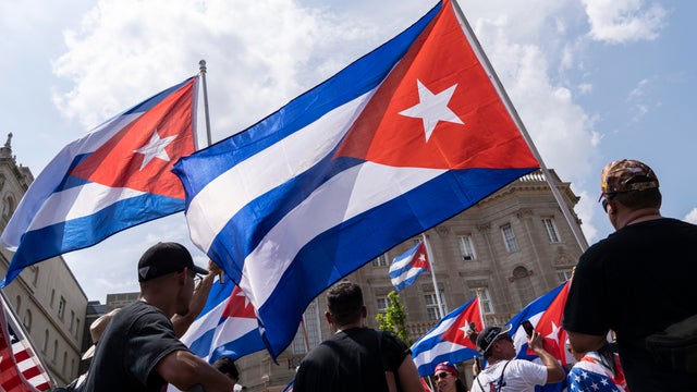 March And Rally In Support Of The Cuban People Held In Washington, D.C.