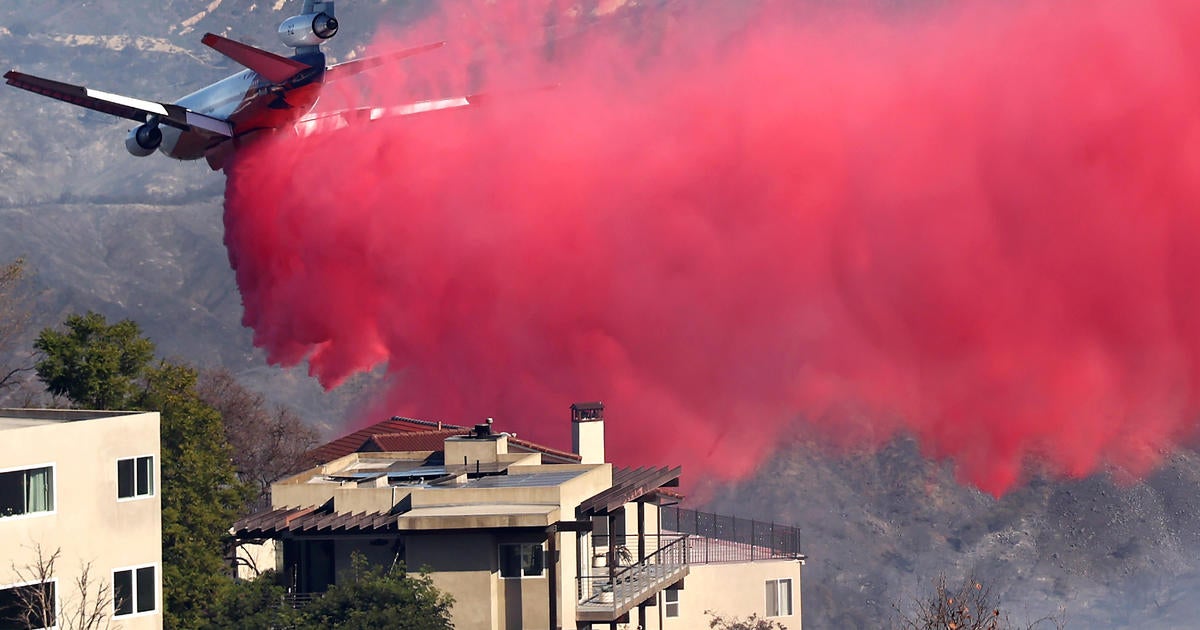 What is the pink fire retardant being dropped on L.A. wildfires? Here's what to know.