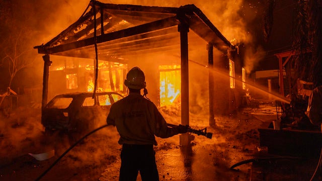 Powerful Winds Fuel Multiple Fires Across Los Angeles Area 