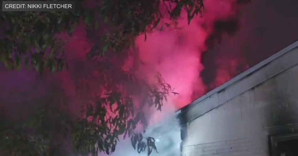 Several people escape raging Miramar house fire Several people escape raging Miramar house fire