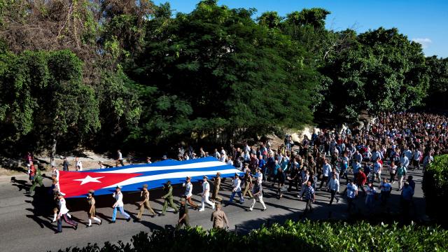 CUBA-POLITICS-CIENFUEGOS-ANNIVERSARY 