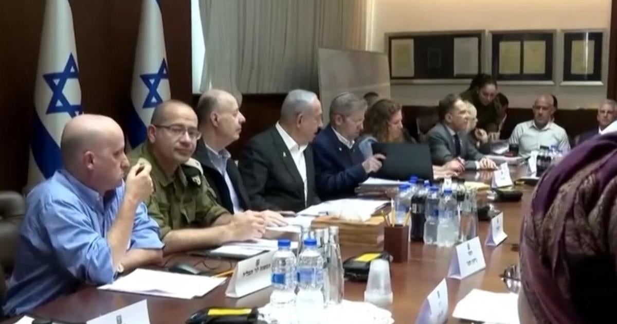 Full Israeli cabinet meets to review Hamas ceasefire deal