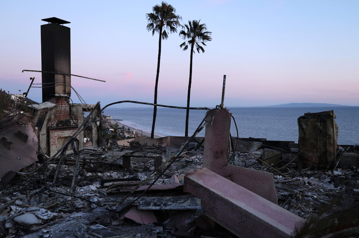 Powerful Winds Fuel Multiple Fires Across Los Angeles Area 