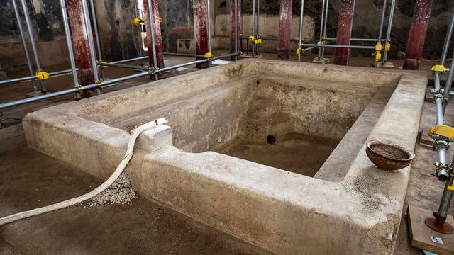 Italy Pompeii Baths 